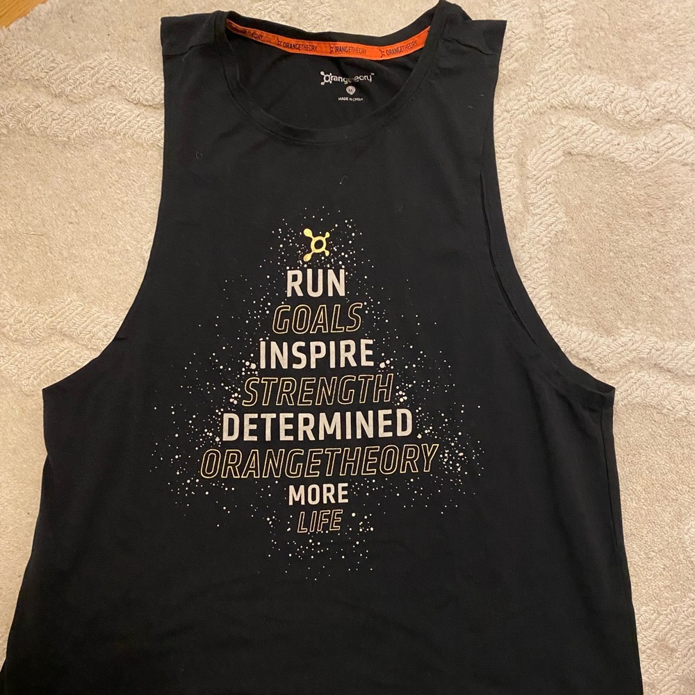 OTF Black holiday tank top